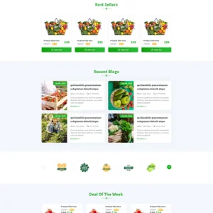 Ecommerce 001 - Organic Farm