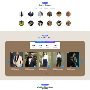 Ecommerce 009 - Tailor Suits Pro